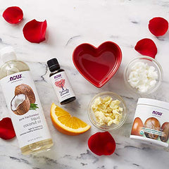 NOW Foods Liquid Coconut Oil carrier oil suitable for diluting essential oils safely