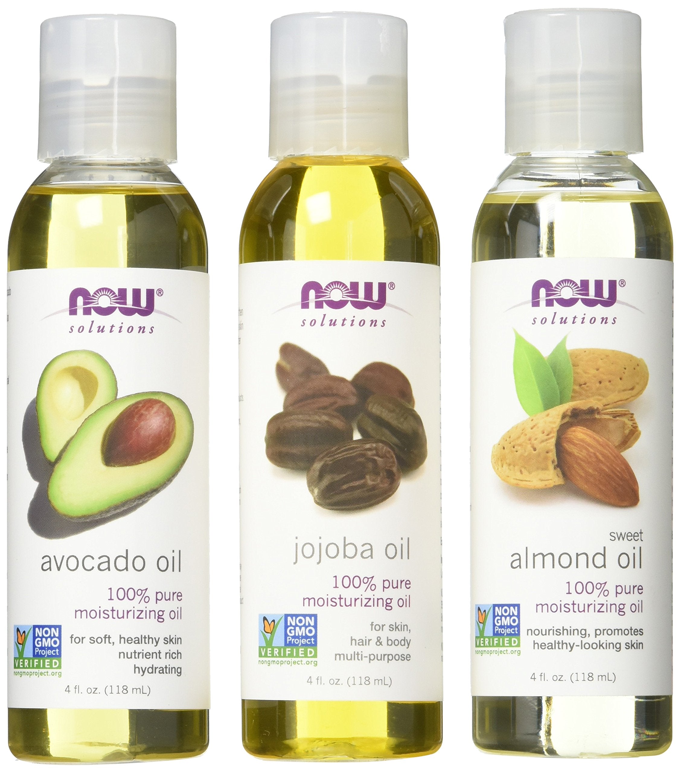 NOW Foods Sweet Almond Oil bottle for nourishing skin and daily care