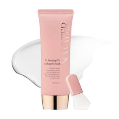 NOWATER Collagen Wrapping Mask application delivering glass skin glow.