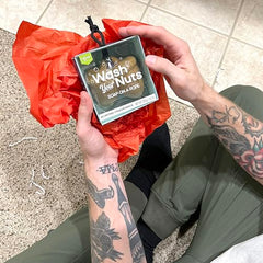 NPW Hello Handsome nine-point-two-ounce soap delivers lasting suds and value.