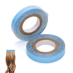 NQEUEPN 2-rolls hair extension tape package, ample supply for daily use and easy replacements.