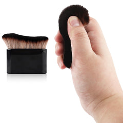 NQEUEPN body makeup brush works with tanners, sunscreens, and lotions.