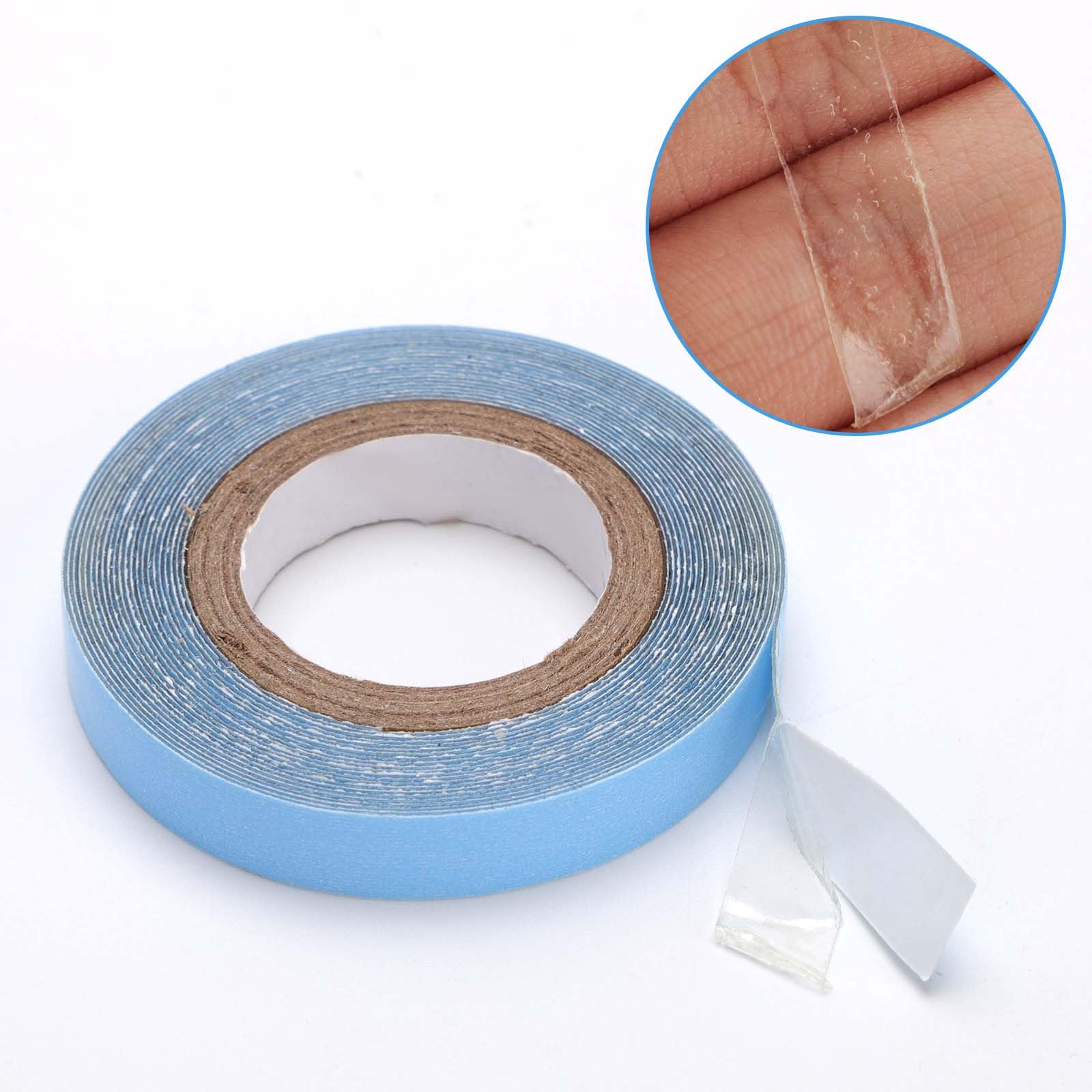 NQEUEPN hair extension tape application for wigs, closures, and extensions, ideal in salons or home.