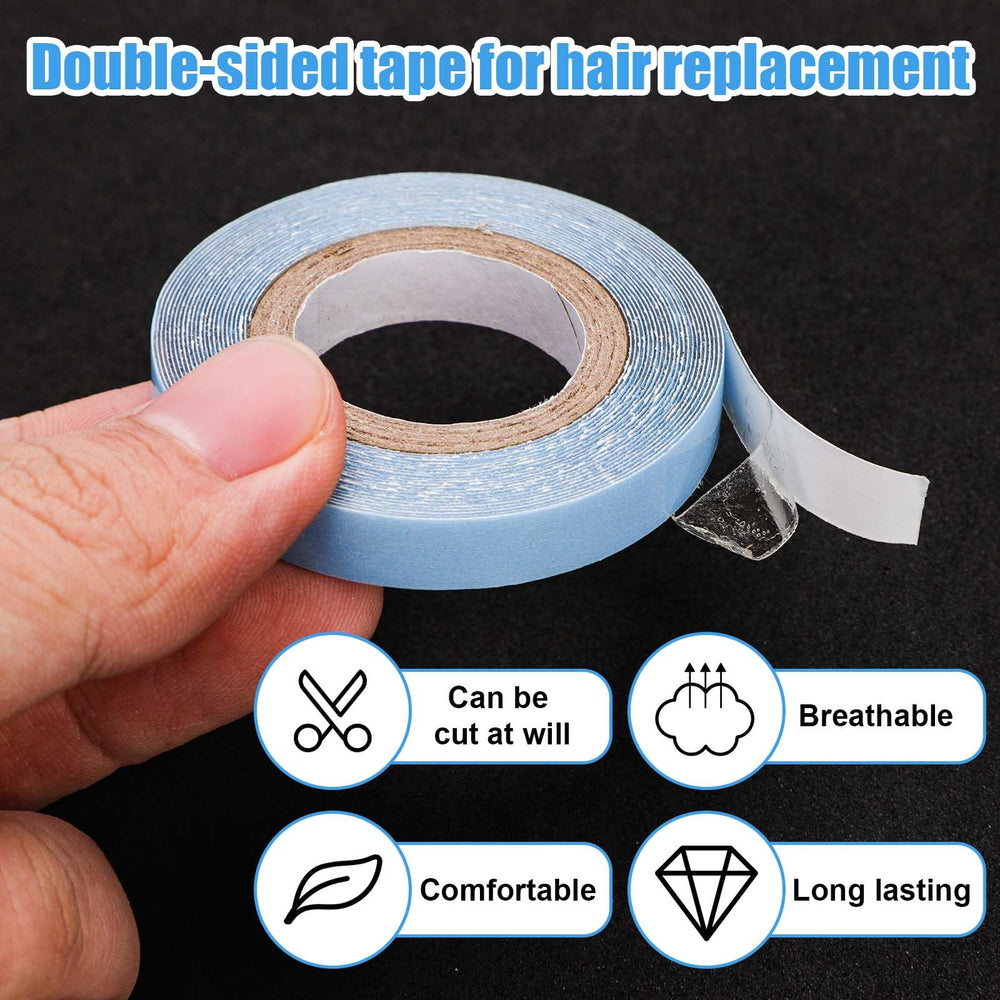 NQEUEPN invisible-design hair tape, discreet adhesion under lace or extensions for clean looks.