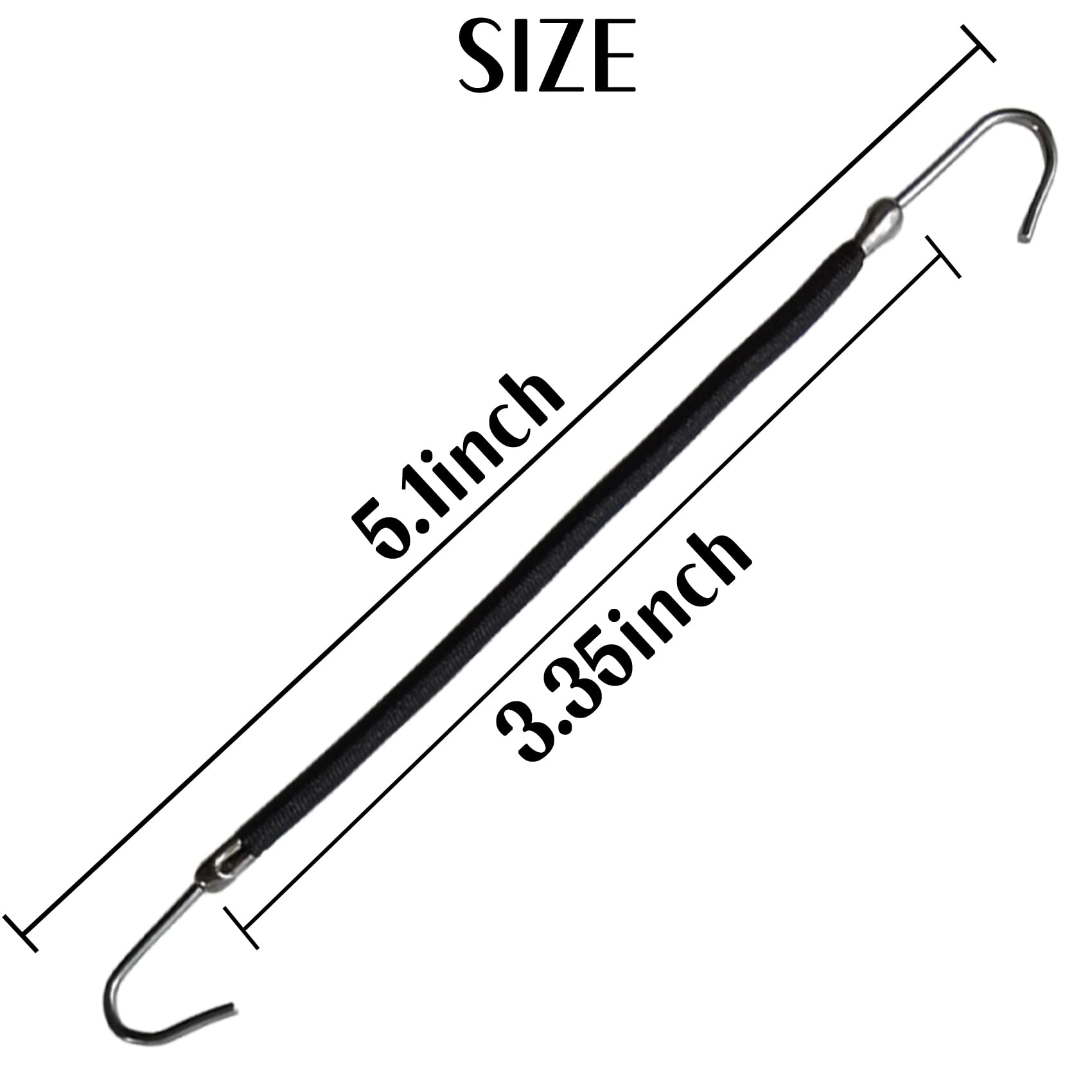 NSBELL ponytail-hooks metal hook detail shows durable design for secure hair holds.