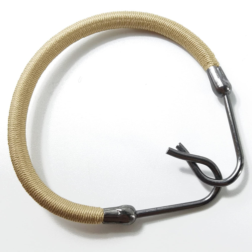 NSBELL ponytail-hooks application demonstrates simple ponytail with comfortable fit.