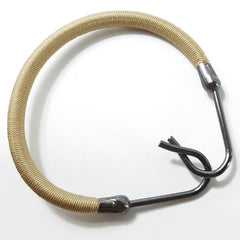 NSBELL ponytail-hooks application demonstrates simple ponytail with comfortable fit.