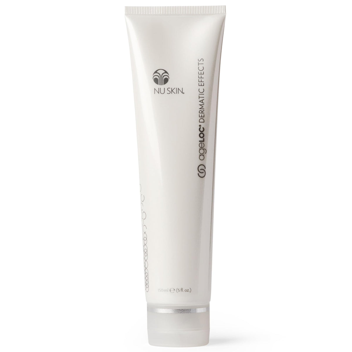 Nu Skin ageLOC Dermatic Effects bottle-pump shows even application for smoother skin.