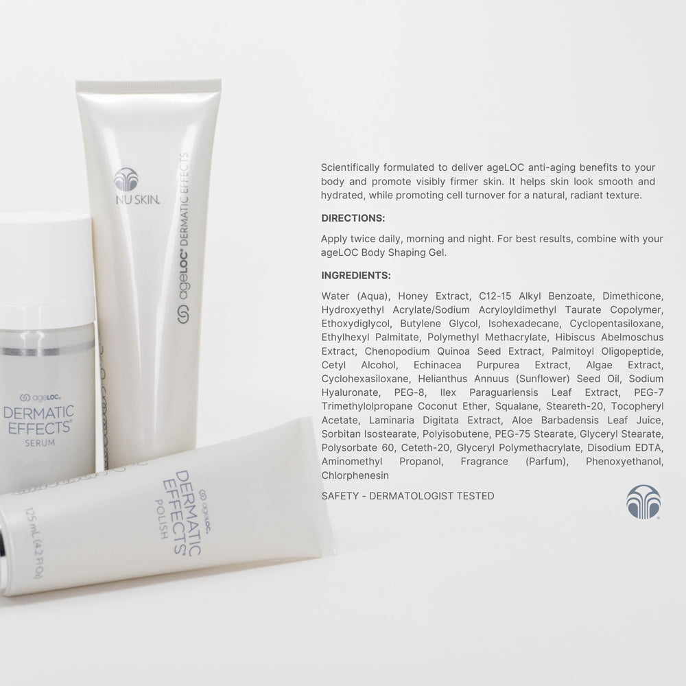 Nu Skin ageLOC Dermatic Effects hibiscus-extract closeup highlights antioxidant protection.