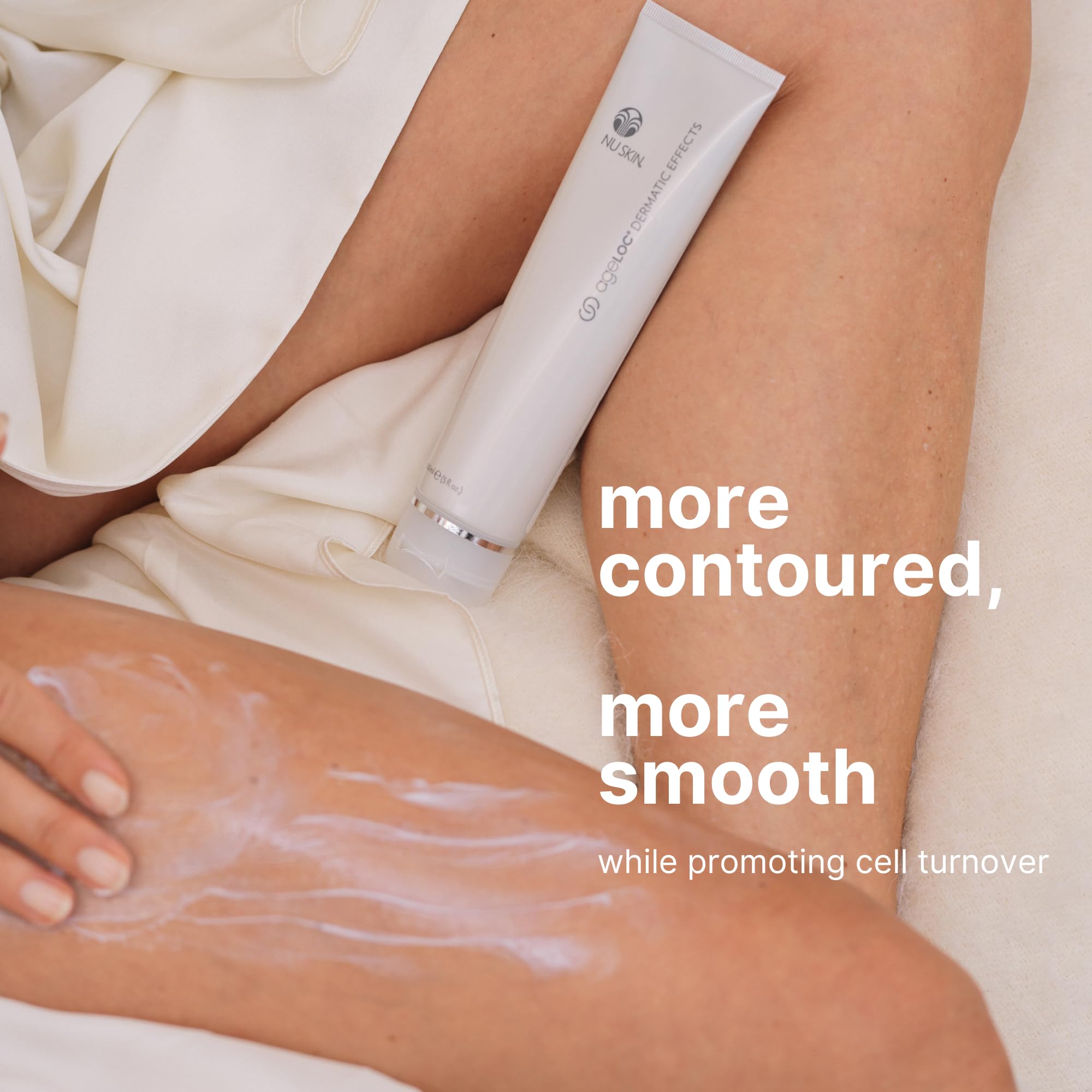 Nu Skin ageLOC Dermatic Effects hyaluronic-acid closeup highlights deep hydration.