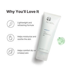 Nu Skin Enhancer Skin Conditioning Gel provides a lightweight, fast-absorbing layer for daily use.