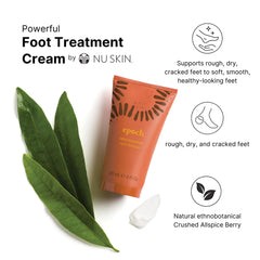 Nu Skin Epoch Sole Solution being applied to hands for daily use demonstration