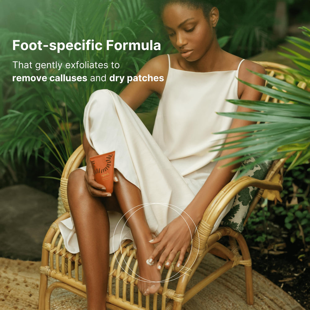 Nu Skin Epoch Sole Solution ingredients papain illustration indicates natural exfoliation and conditioning