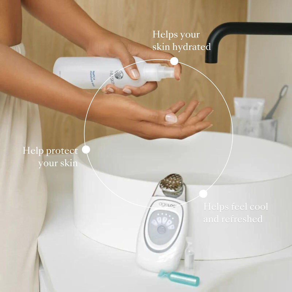 Nu Skin NaPCA Moisture Mist body spray for quick, all-over hydration