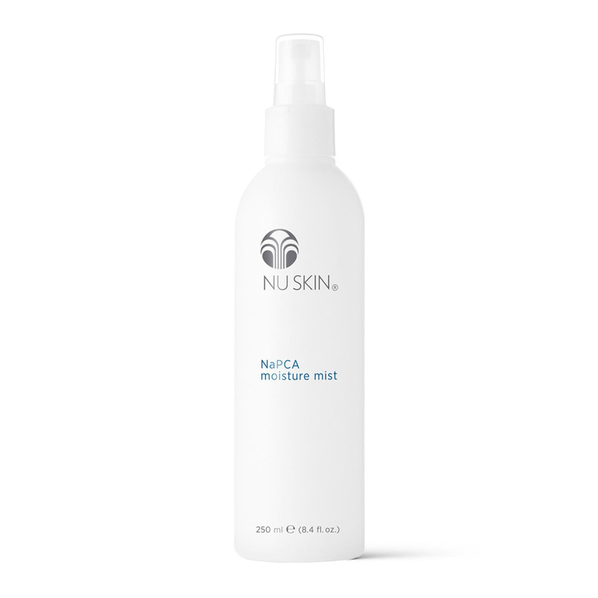 Nu Skin NaPCA Moisture Mist bottle ready for on-the-go hydration