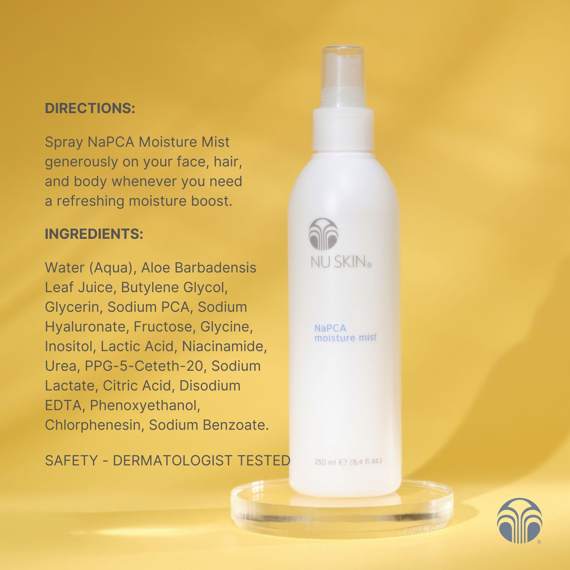 Nu Skin NaPCA Moisture Mist daily usage fits into any routine