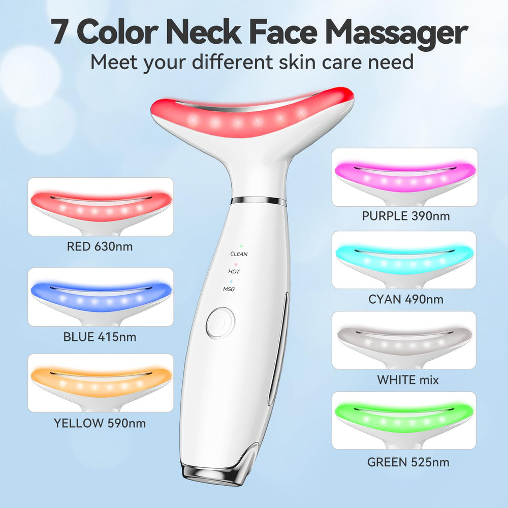 NUAKENE 7-color massager side angle—personalized at-home care