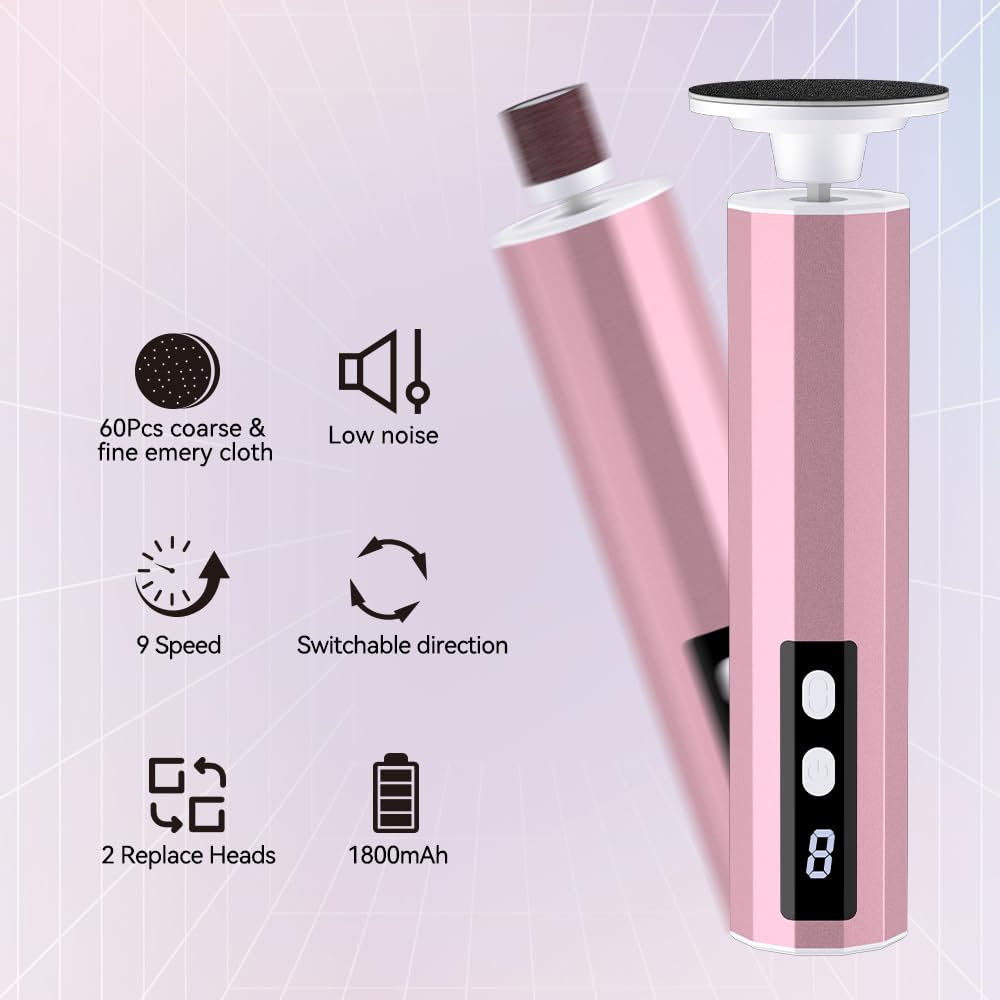 NUAKENE rose gold ergonomic handle closeup communicates comfortable grip.
