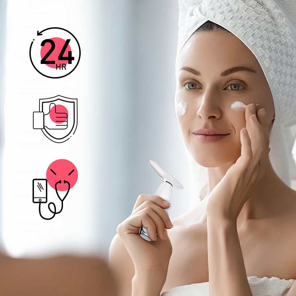 NUAKENE in-use demo showing ease of home skincare routines