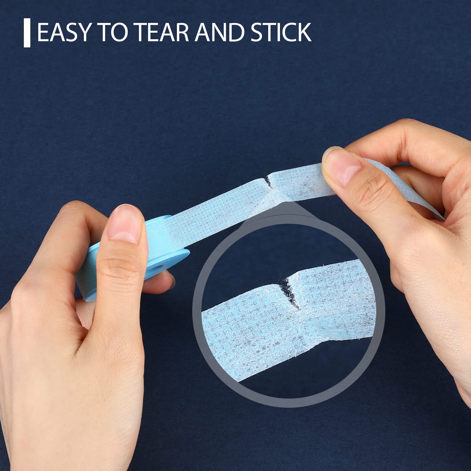 Nuanchu hand-tear easy-use tape being pulled to length for quick cuts