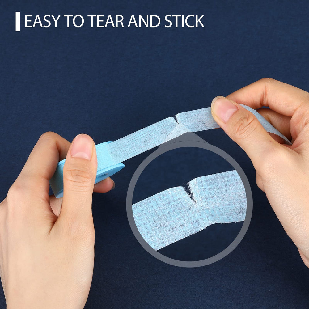 Nuanchu hand-tear easy-use tape being pulled to length for quick cuts