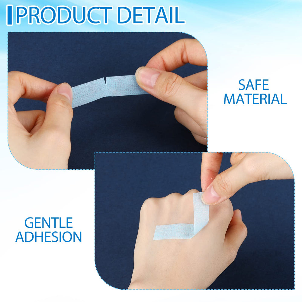 Nuanchu silicone-tape material closeup emphasizes gentle, non-irritating design