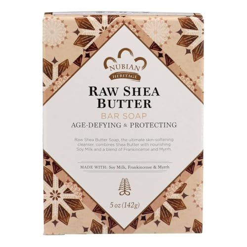 Nubian Heritage bar soap lather closeup highlighting creamy foam for gentle cleansing.