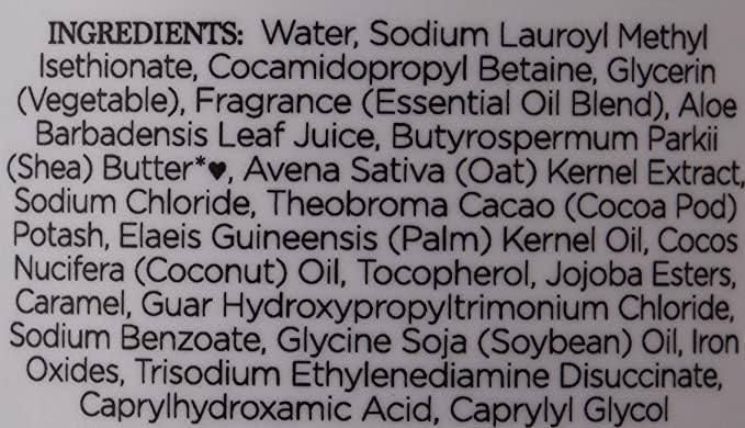 Nubian Heritage Body Wash oats and aloe vera provide soothing cleansing experience.