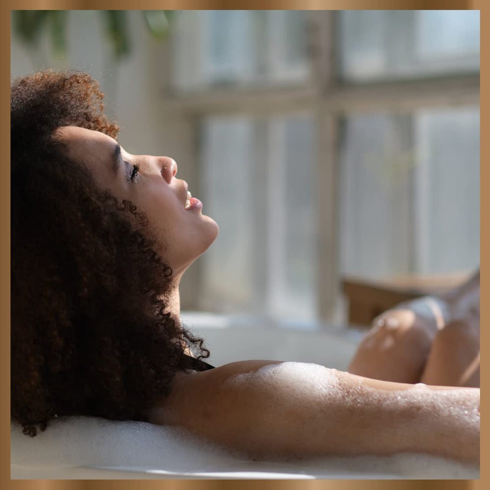 Nubian Heritage no sulfates and no parabens commitment shown.