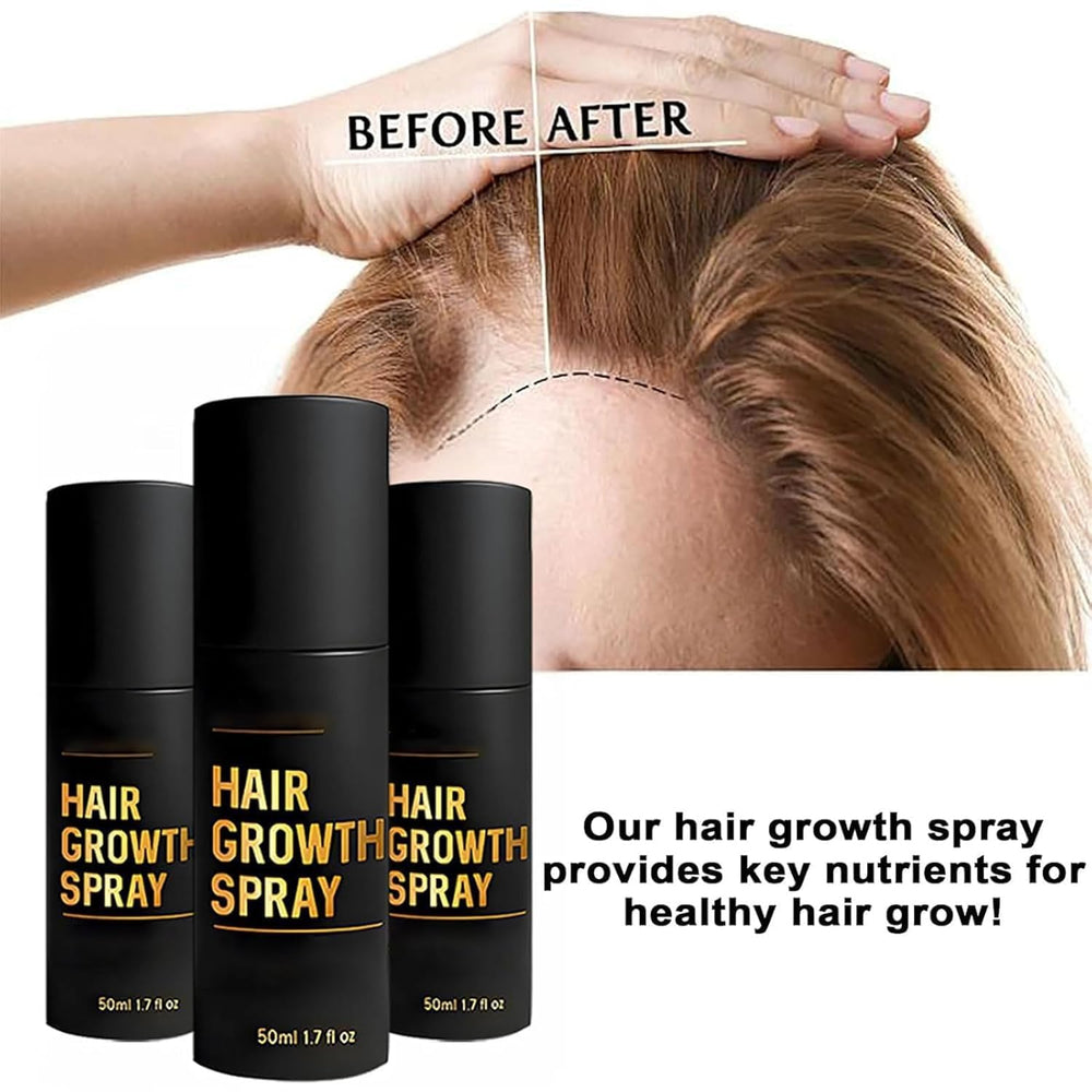 Nuckhuce Hair Growth Spray suitable for all hair types and improved quality.