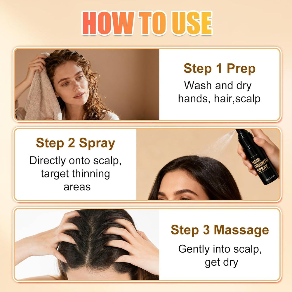 Nuckhuce spray on split ends before washing smooths and protects.