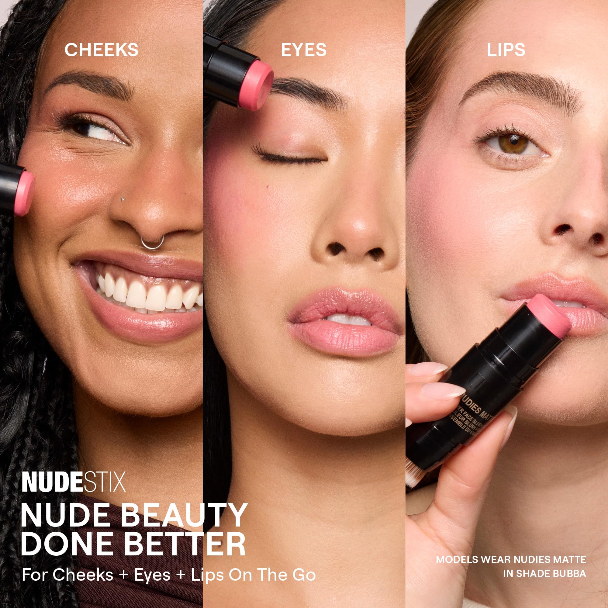 Nudestix Nudies Blush Stick travel-friendly packaging is ideal for minimalist kits.