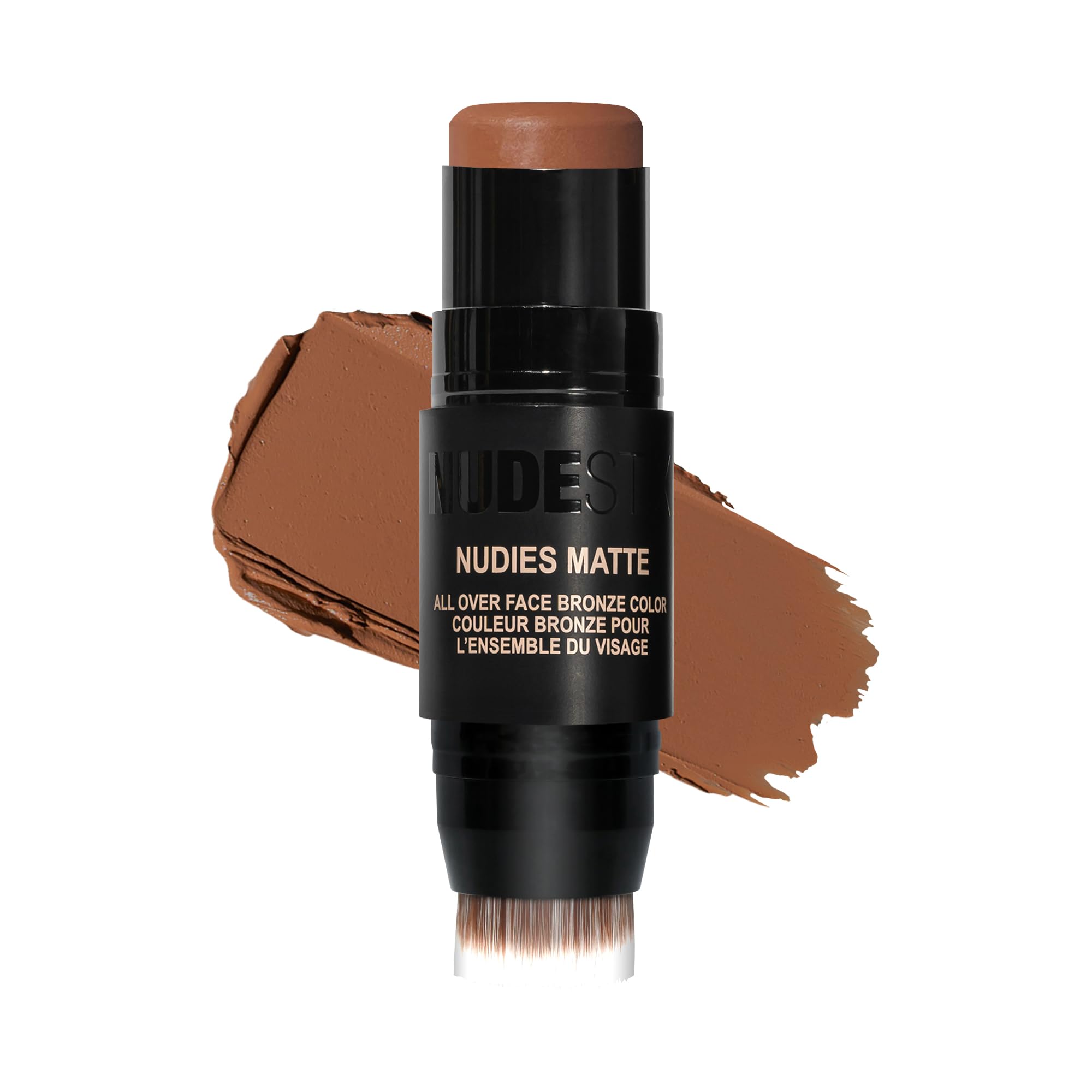 Nudestix Nudies Bronze Manila stick close-up for natural warmth and easy contour