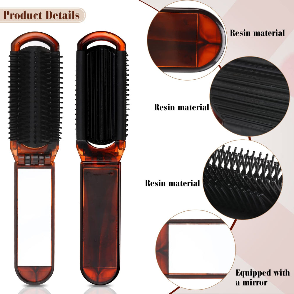 nuenen 4pc set compact brushes for home gym and travel