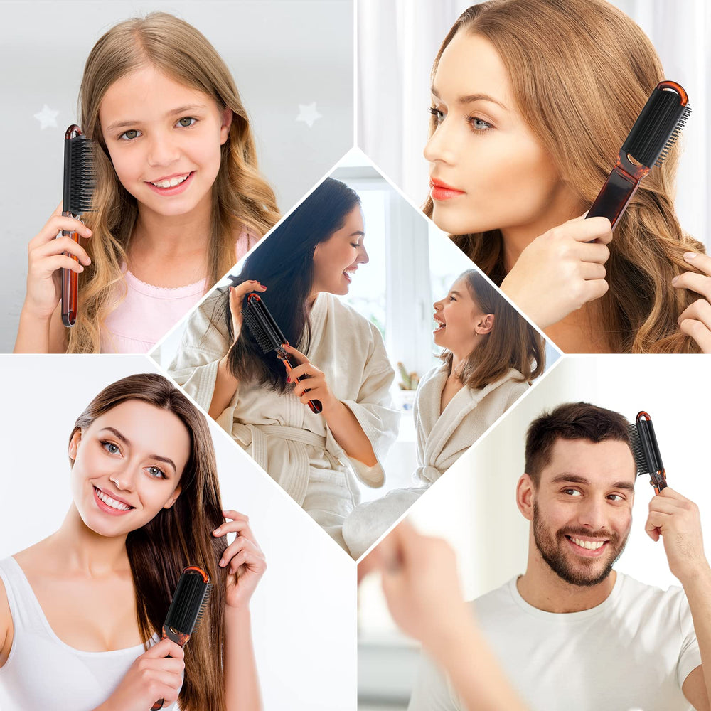 nuenen air-hole scalp massager brush delivers gentle relief during commute