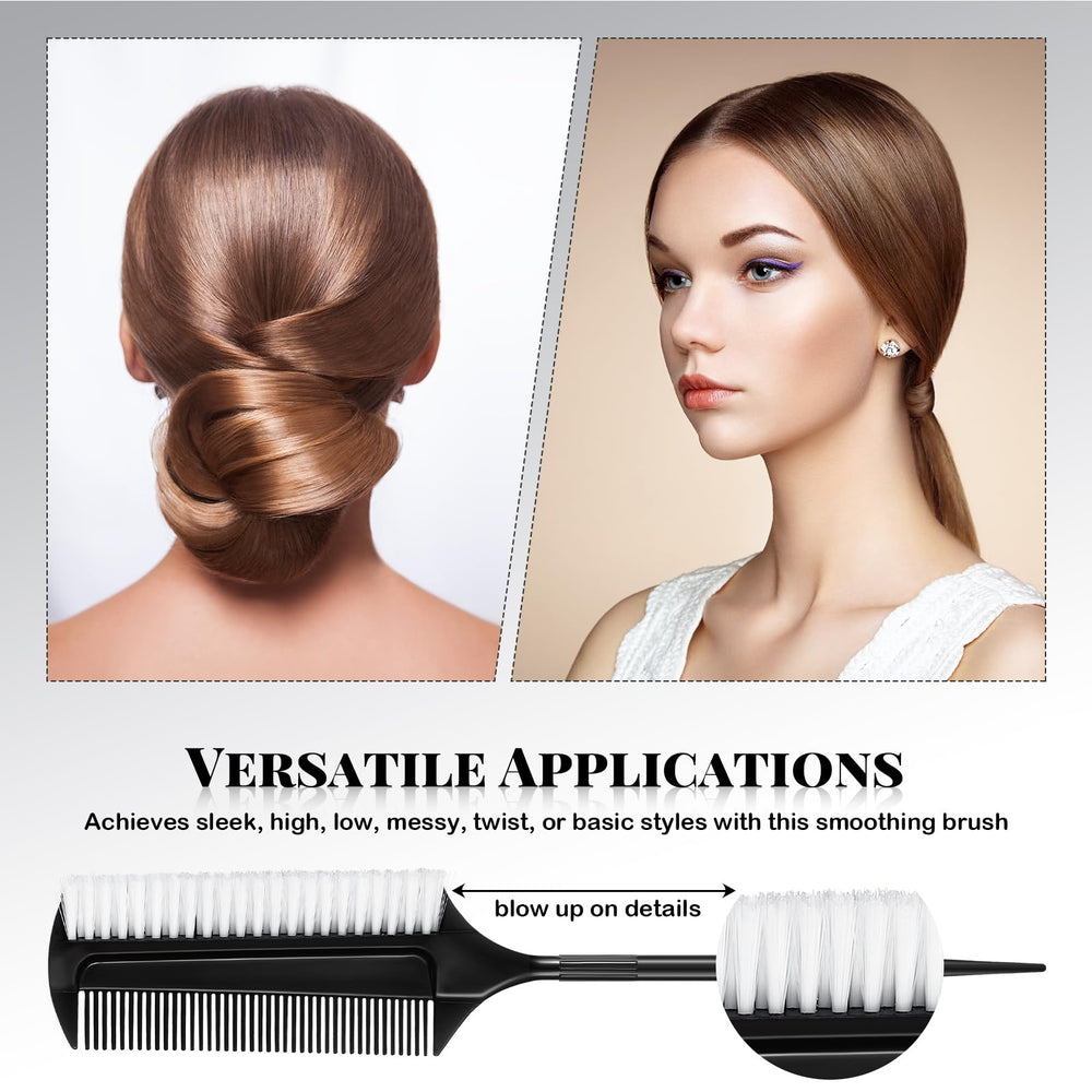 Nuenen compact travel brush fits purse for on-the-go styling