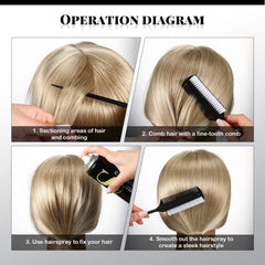 Nuenen smoothing brush creates sleek ballroom hairstyles