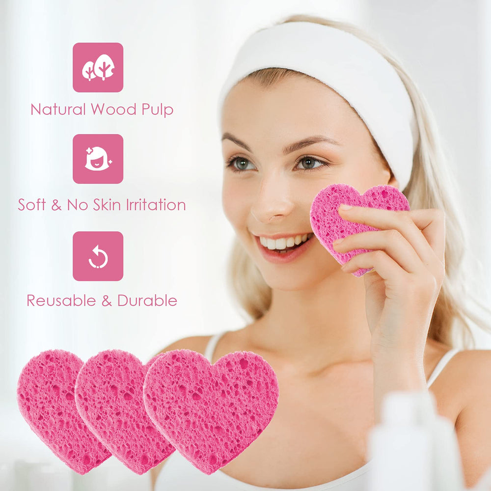 Nuenen esponjas reutilizables para remover maquillaje con cuidado facial