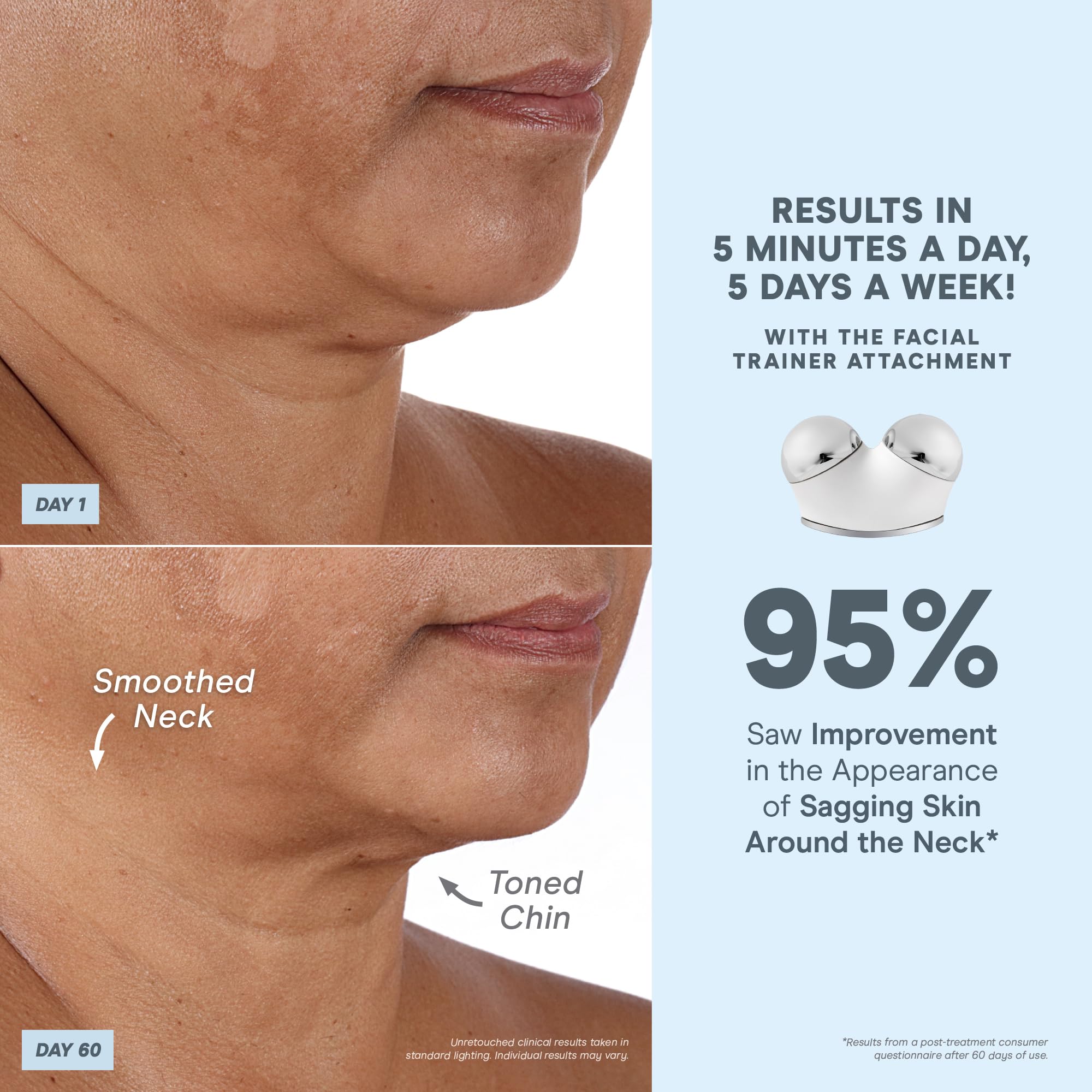 NuFACE Trinity+ Aqua Gel bottle emphasizing long-lasting hydration for treatments.