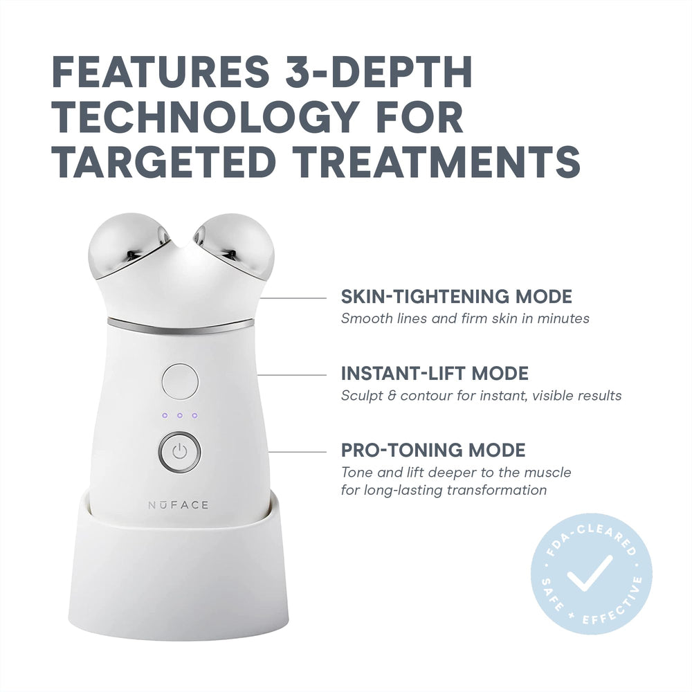 NuFACE Aqua Gel hydrates skin for comfortable microcurrent sessions.
