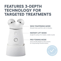 NuFACE Aqua Gel hydrates skin for comfortable microcurrent sessions.