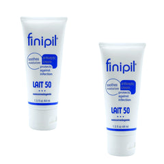 Nufree Finipil Lait 50 tubes packaging, convenient antiseptic post-hair removal essential for routines