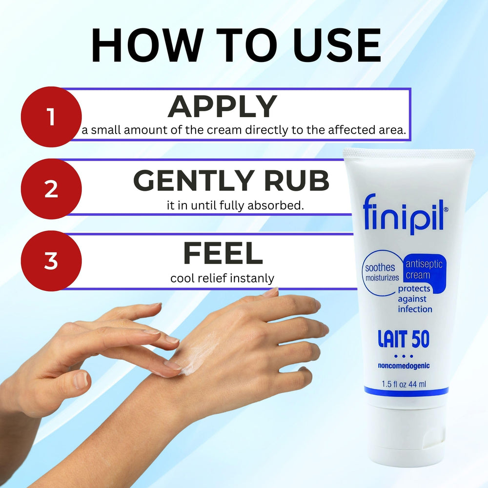 Nufree Finipil Lait 50 two-tubes value set for ongoing skin post-care
