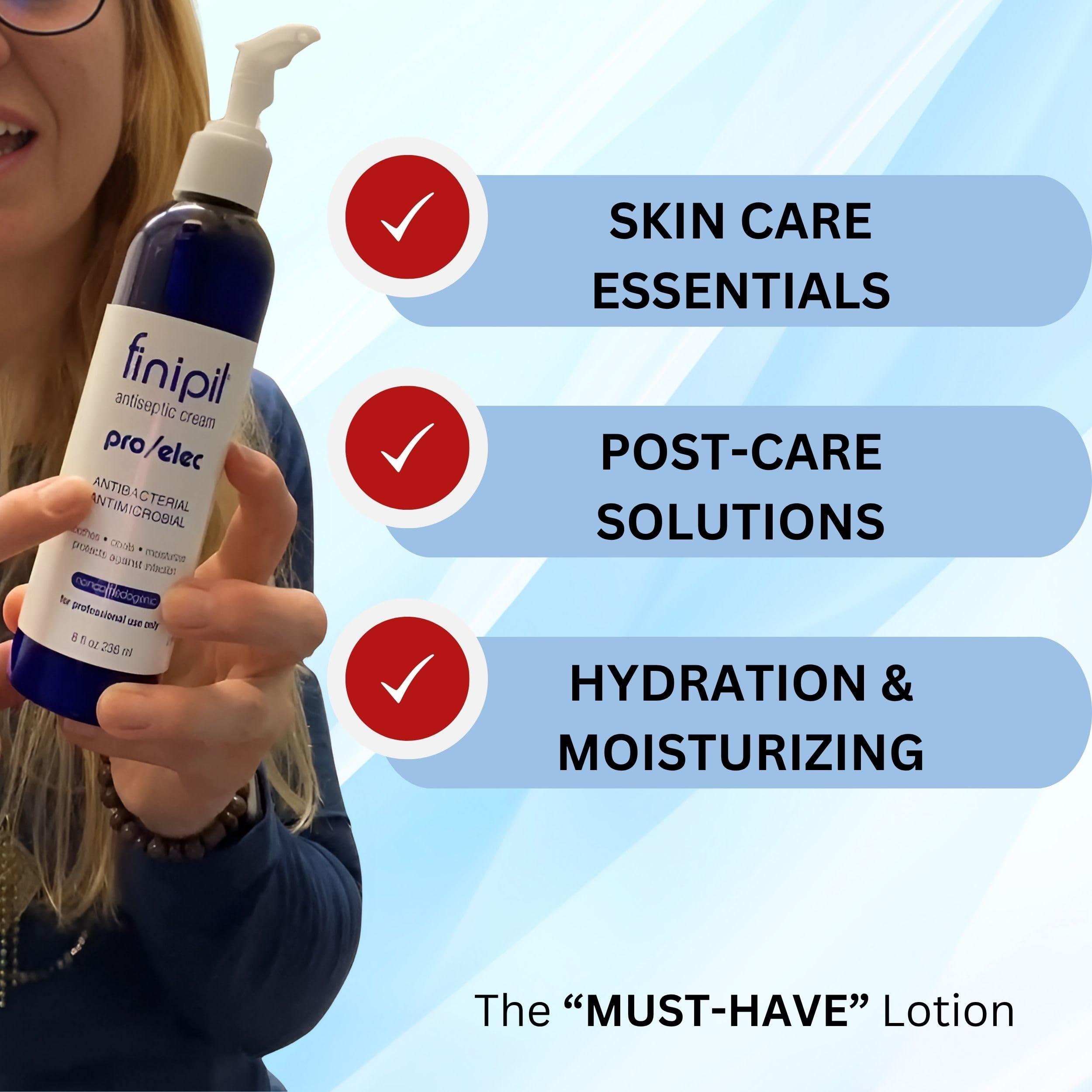 Nufree Finipil packaging emphasizing fast-acting post-treatment protection