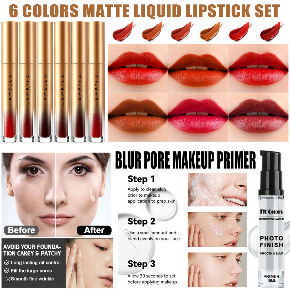 NUIBO mascara wand adds volume and length for bold lashes.