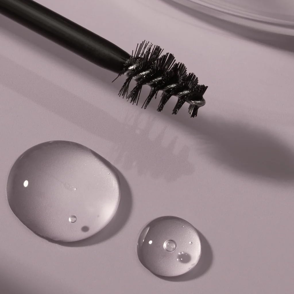 NULASTIN brow serum two-count display communicates value and routine flexibility.