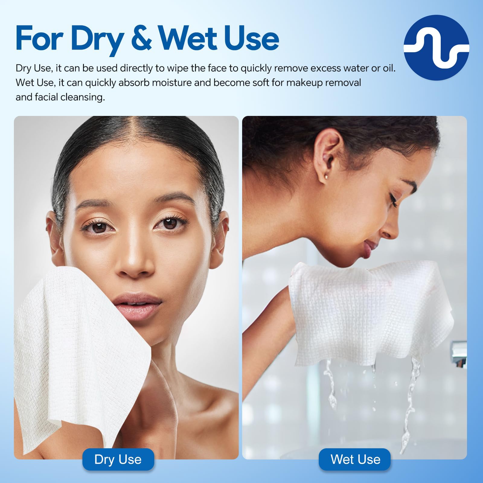 Nuline Medical Ultra-Soft Face Towel gentle cleansing suitable for sensitive skin
