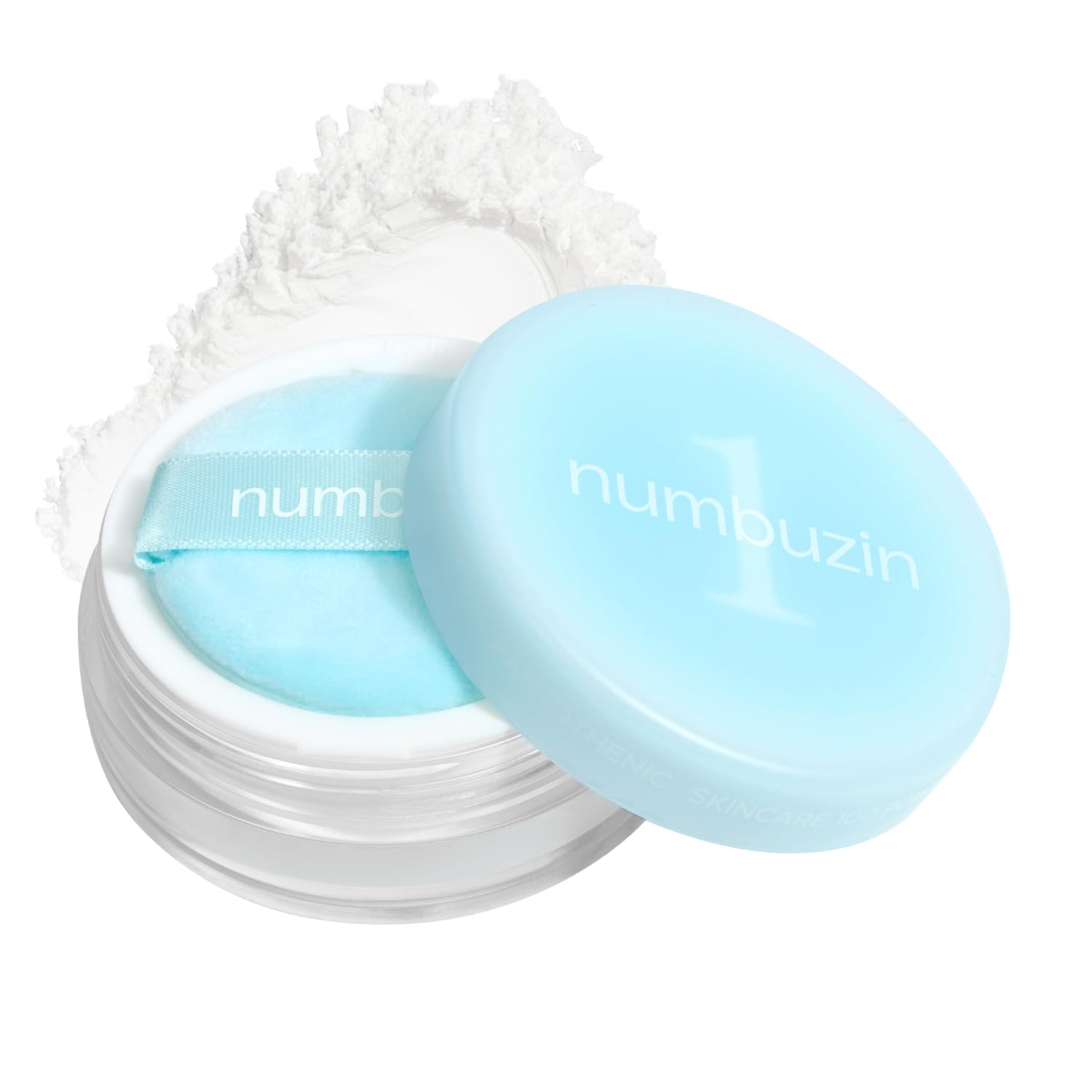 numbuzin No.1 Powder packaging shown for oil control and clean aesthetics