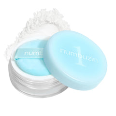 numbuzin No.1 Powder packaging shown for oil control and clean aesthetics
