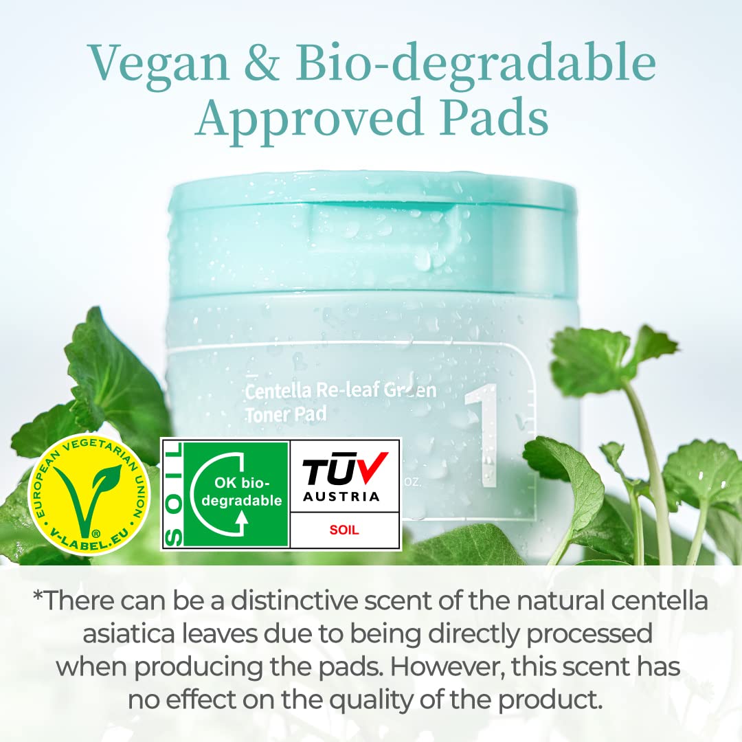 Numbuzin No.1 Toner Pad ground centella detail emphasizing centella asiatica texture